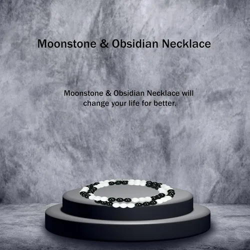 Vista 36 de Collar de cristal de obsidiana negra hecho a mano, collar de cuentas de piedras preciosas naturales auténticas, curación, protección, talismán mala