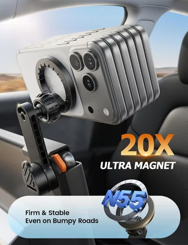 Vista 2 de Lamicall Soporte magnético para teléfono Tesla Model 3 e Y Strongest N55