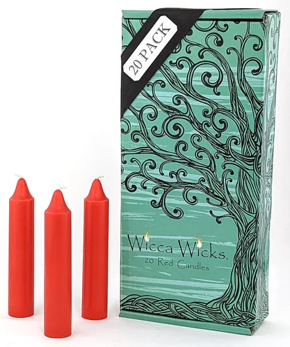 Vista 10 de 20 velas negras 4 pulgadas de alto y 3/4 pulgadas de diámetro Suministros de brujería para tu altar, hechizos, encantos y rituales personales