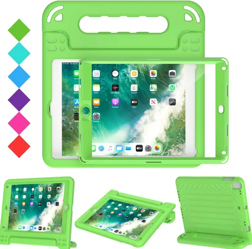 Vista 15 de AVAWO funda para iPad 9.7" 2017, para niños., Negro