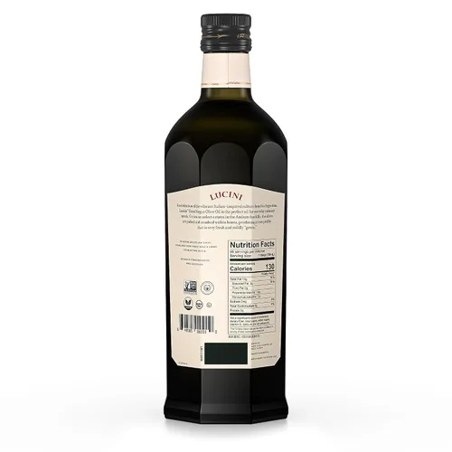 Vista 2 de Lucini, colección de aceite de oliva virgen extra (todos los días, 1 litro (paquete de 1))