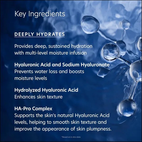 Vista 4 de PCA SKIN Suero facial potenciador de ácido hialurónico, suero de ácido hialurónico para la cara hecho con niacinamida y ceramidas, ayuda a reducir
