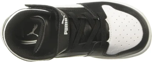 Vista 5 de PUMA Tenis unisex de piel sintética con velcro para niños