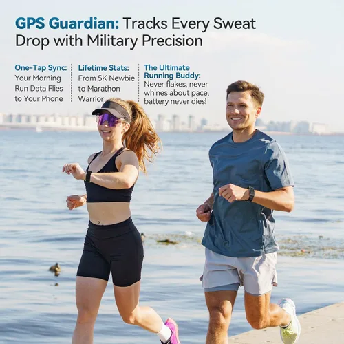 Vista 2 de EnergyPort Fitness Tracker,Wearable Health Smart Bracelet Band with Blood Oxygen 170+ Sport Mode 60-Day Battery,Lifetime Membership,Activity