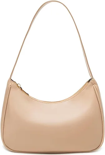Vista 44 de CYHTWSDJ Bolsos de hombro para mujeres, lindo bolso tote tipo hobo con cierre de cremallera y mini cartera de mano Nailon Negro