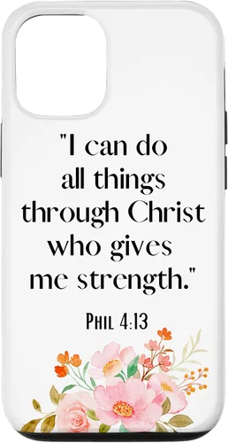 Vista 28 de I Can Do All Things Through Christ Jesus Philippians 4:13 Case for iPhone 17