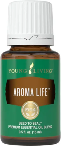 Vista 3 de Aceite esencial Aroma Siez de Young Living, 15 ml - Contiene antioxidantes, apoyo inmunológico, sabor floral para té, aroma calmante y proporciona