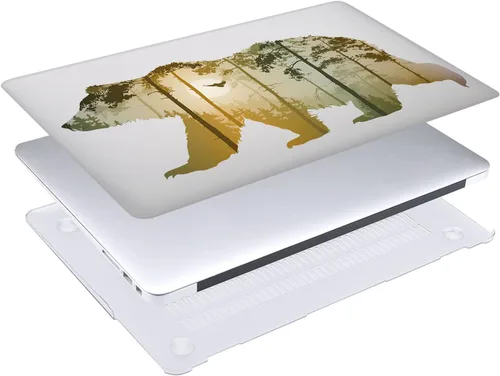 Vista 5 de Funda rígida para laptop compatible con MacBook Pro de 13 pulgadas versión antigua 2012 2011 2010 2009 2008 lanzamiento A1278 con CD-ROM, funda