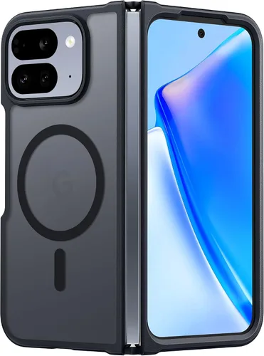Vista 370 de FNTCASE - Funda para iPhone 16 Pro: magnética, mate, translúcida, de grado militar, protectora contra caídas, resistente, fina, duradera y a prueba