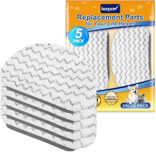 Vista 9 de KEEPOW Almohadillas para trapeador de vapor, paquete de 6 unidades para Bissell Powerfresh 1940 1544 1440 Series vaporizador de piso duro, trapos