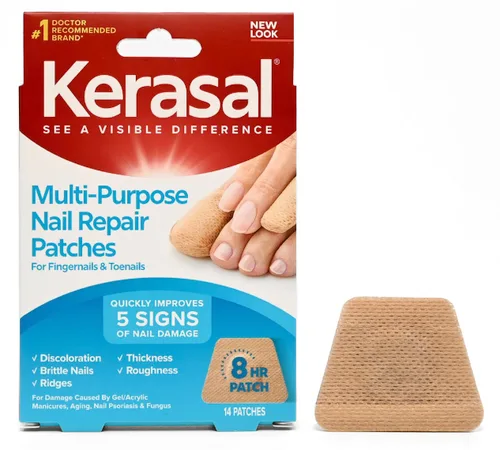 Vista 10 de Kerasal - Tratamiento reparador de uñas multiusos, solución para uñas descoloridas y dañadas, 0.43 fl oz
