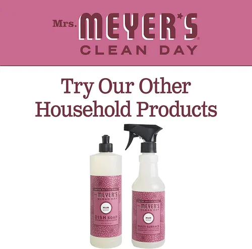 Vista 4 de Mrs. Meyer's Clean Day - Detergente líquido para platos, aroma a crisantemos, fórmula biodegradable 16 fl oz paquete de 2