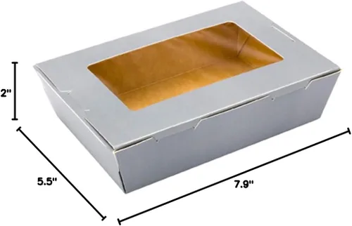 Vista 17 de Restaurantware Cafe Vision - Cajas desechables de 42 onzas para llevar, 200 cajas de papel para alimentos, bloqueo de bisagra, resistente a