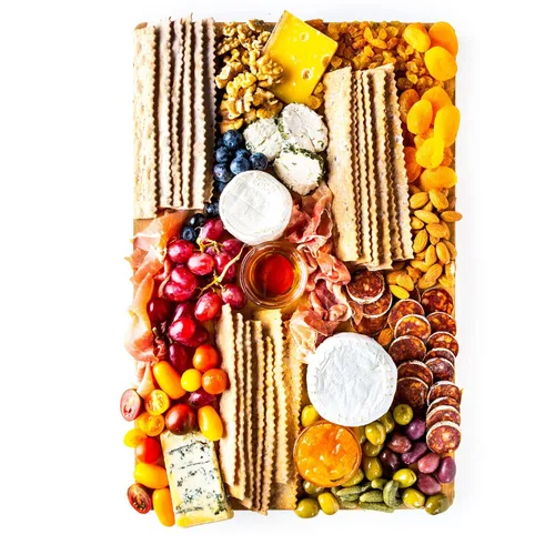 Vista 5 de Rustic Bakery Sel Gris Flatbread + Bites Paquete de 2 – Pan plano Sel Gris + Sel Gris Cracker Bites – Galletas planas de masa madre hechas a mano