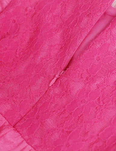 Vista 9 de DOCHEER Vestido de princesa melocotón para niñas pequeñas, disfraz para Halloween, fiesta de cumpleaños, traje rosa