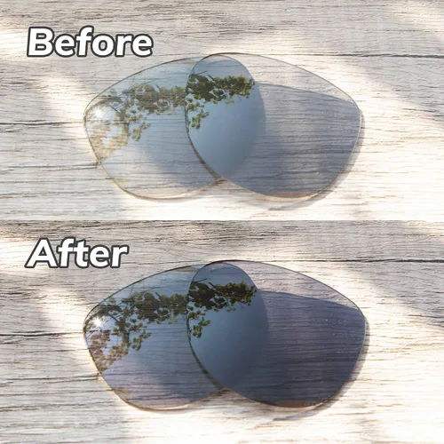 Vista 4 de Walleva - Lentes de repuesto para gafas de sol Oakley Sliver R, múltiples opciones disponibles