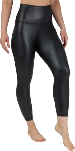 Vista 23 de 90 Degree By Reflex Leggings de cintura alta con forro polar de piel sintética de alto brillo y elástico