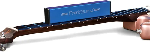 Vista 13 de FretGuru Haz de Lijado Nivelador de Trastes – (10" ~ 250mm) Archivo nivelador profesional para luthier de guitarra incluye papel de lija de 100
