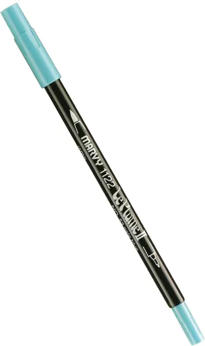 Vista 105 de Uchida 1122-C-3 Marvy Extra Fine Tip Le Plume II Rotulador de doble punta, azul