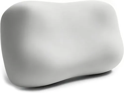 Vista 10 de Almohada cervical para aliviar el dolor de cuello, almohada ergonómica para dormir de lado y dormir profundo Blanco
