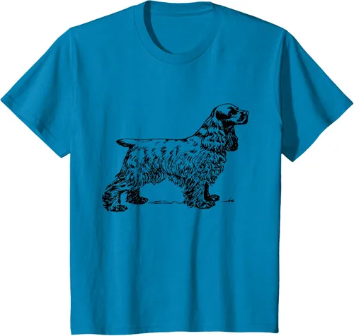 Vista 10 de Cocker Spaniel - Camiseta para perro Cocker Spaniel, gris, S Asfalto