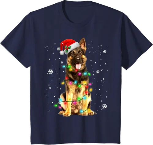 Vista 70 de Suéter de Navidad para perros de pastor alemán, suéter de Navidad para regalos de perros, Negro, S