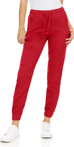 Vista 12 de MediChic Mini Marilyn - Pantalones médicos tipo deportivo, con cintura elástica en 4 direcciones y cuatro bolsillos Negro