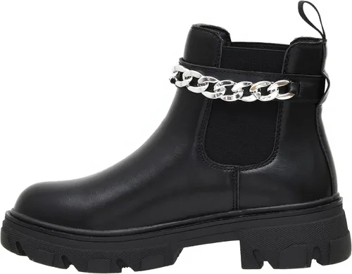 Vista 4 de CUSHIONAIRE Bota Chelsea Clover sin cordones con cadena desmontable + espuma viscoelástica para mujer