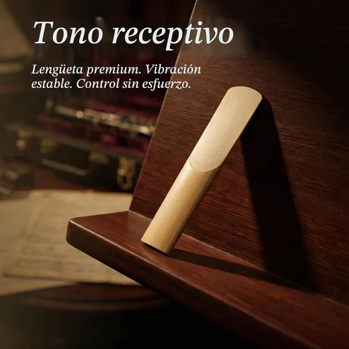 Vista 2 de NANYI Cañas tradicionales para clarinete Bb, 10 piezas con estuche portátil (fuerza 2.0)