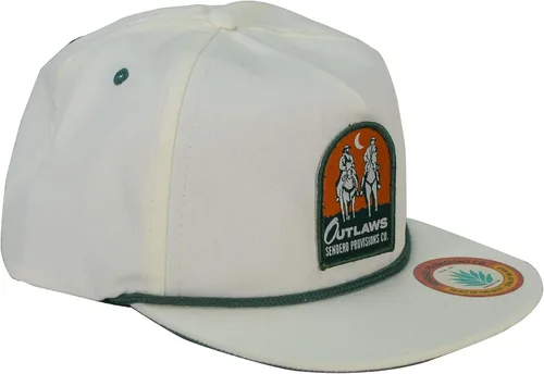 Vista 3 de Sendero Provisions Co. Outlaw - Sombrero de lona cepillada, color blanco, Blanco