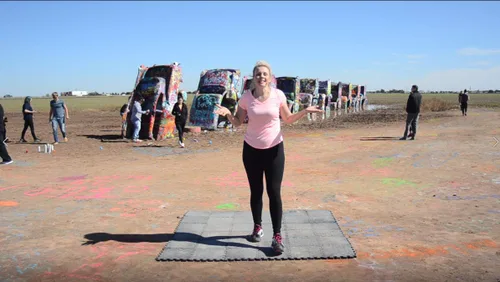 Vista 4 de Walk Across America 50 States 50 Workouts Jenny Ford Walking Program Beginner Workouts Exercise Fitness DVD