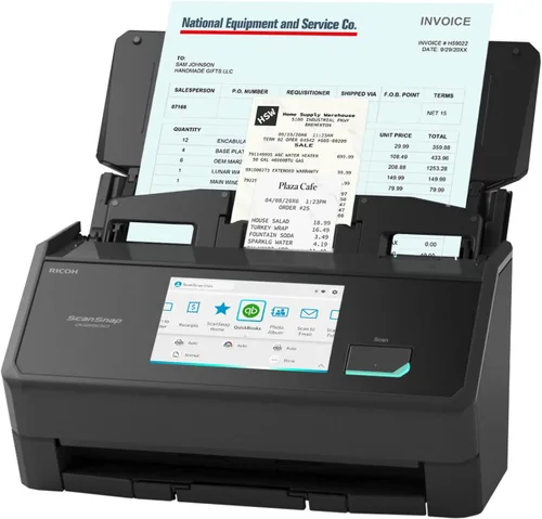 Vista 9 de ScanSnap iX1600 Escáner de Documentos, Fotos y Recibos Inalámbrico o USB de Alta Velocidad con Habilitación para la Nube, Pantalla Táctil Grande