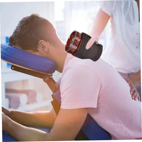 Vista 2 de Herramientas de cerámica china Moxibustión olla cerámica tradicional Moxa quemador puede masaje olla para acupuntos calambres menstruales cuerpo