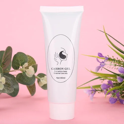 Vista 6 de Gel de crema de carbono de 2.7 fl oz, crema facial para eliminación de puntos negros y rejuvenecimiento de la piel con máquina ligera