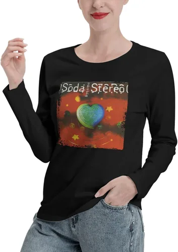 Vista 4 de Soda Stereo Dynamo Long Sleeve Women's Casual Loose Round Neckline Pullover