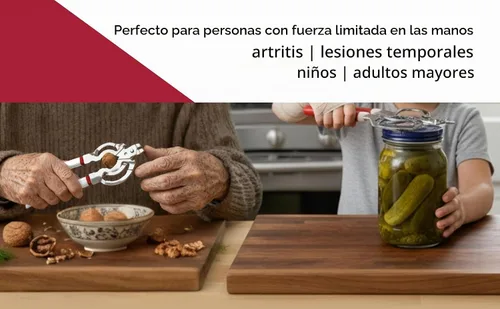 Vista 5 de Tredoni Abrebotellas y tarros de acero inoxidable, fácil agarre de llave