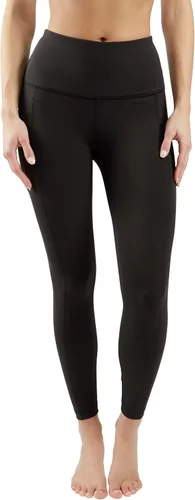 Vista 3 de 90 Degree By Reflex - Leggings de cintura alta con control abdominal, Interlink, a prueba de sentadillas, longitud hasta el tobillo, con bolsillos