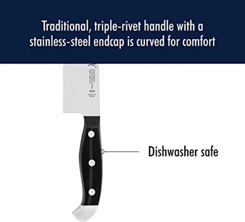 Vista 6 de HENCKELS - Cuchillo de chef de 8 pulgadas afilado como una navaja, diseñado en Alemania informado por más de 100 años de maestría, color negro