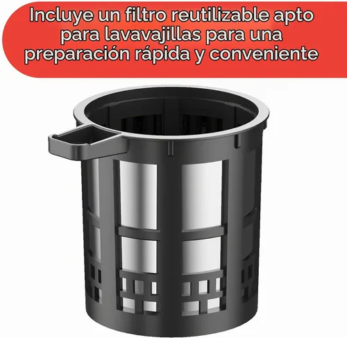 Vista 5 de Gourmia Máquina de café digital 12Cup FullyAutomatic Cafetera grande integrada CoffeeGrinder, olla, filtro de café de malla de acero inoxidable 4