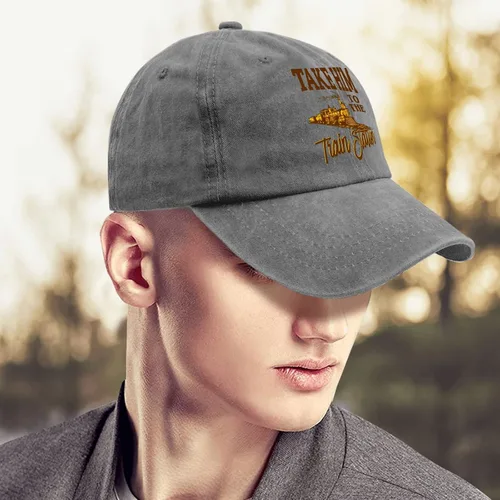 Vista 4 de Baseball Caps Take Him to The Train Station Dad Hat for Men Vintage Hats Adjustable