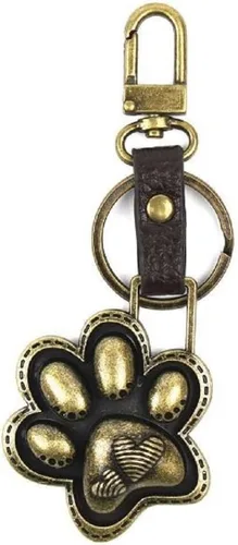 Vista 2 de CHALA Mini colgante de metal de bronce, llavero, llavero animal - M605
