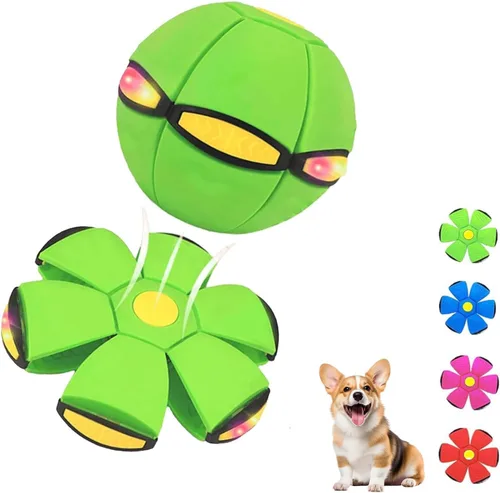 Vista 8 de Magic Bouncy Ball - Pelota inflable para niños, tira un disco y atrapa una bola, pelota de fútbol para interiores y exteriores, transformación