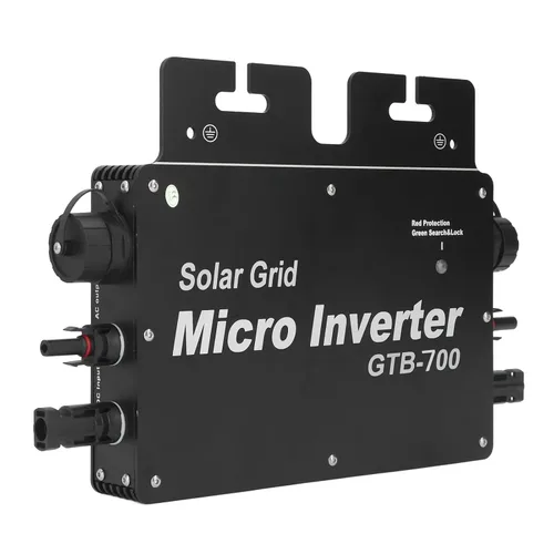 Vista 9 de Inversor de lazo de red solar, micro inversor de lazo de red de 700 W, voltaje de control IP65 potencia de identificación automática, inversores