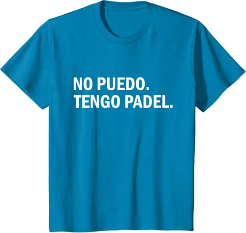 Vista 61 de Camiseta de jugador divertido No Puedo Tengo Padel Hobby