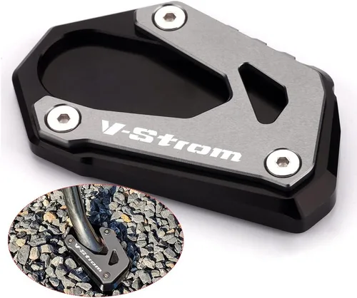 Vista 8 de Para V-Strom 1000 1000XT DL1000 2014-2021 V-Strom 1050 1050XT DL1050 2019-2022 Soporte lateral de pie Ampliar placa de extensión almohadilla vstrom
