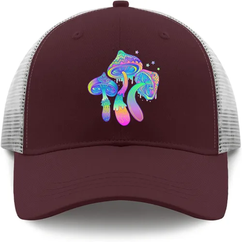 Vista 9 de devor Dad Hats Magic Mushrooms Dad Hats, Graphic Baseball Cap for Women