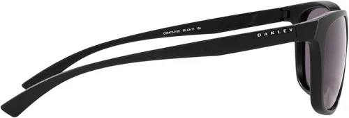Vista 4 de Oakley Woman Sunglasses Matte Black Frame Prizm Grey Lenses 56MM