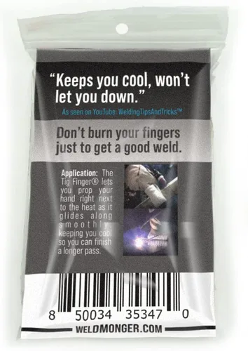 Vista 3 de Consejos y trucos de soldadura Tig Finger Heat Shield (paquete de 2)