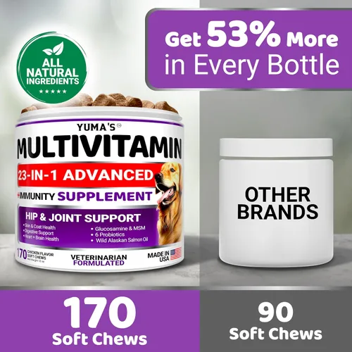 Vista 5 de Vitaminas y suplementos para perros - 170 masticables - Multivitamínico