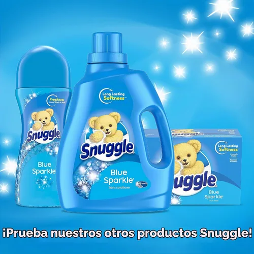 Vista 7 de Snuggle Hojas Suavizantes para Secadora, Blue Sparkle, 80